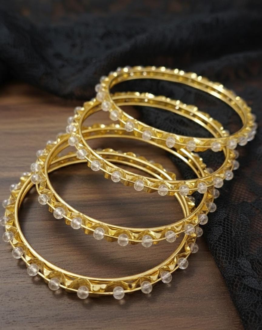 Golden Pearl Designer Chudi Set – Party & Wedding Wear