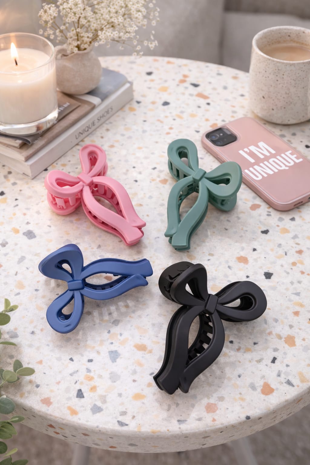 Butterfly Design Hair Claw Clip Set - Image 3
